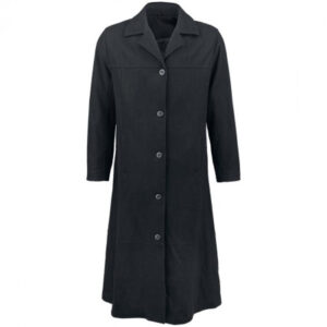 Men Basic Gothic Cotton Trench Coat