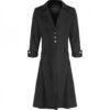 Possessed Men Black Gothic Cotton Coat