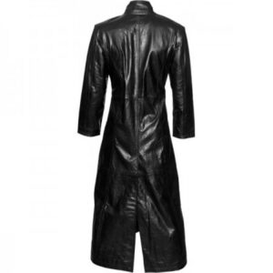 Preacher Man Long Leather Coat