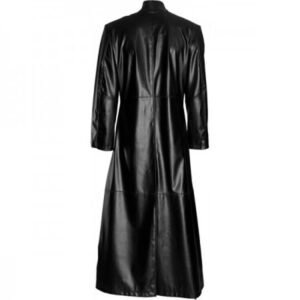 Preacher man Gothic PU Synthetic Leather Coat