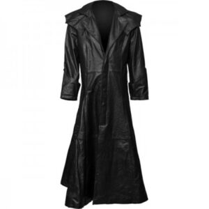 Saint Inferno Gothic Leather Coat