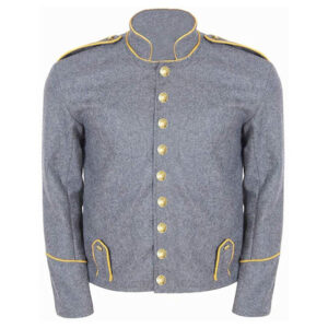 CW CS Richmond Depot Cavalry 1 And Northern Virginia Shell Coat With Yellow Piping Braid
