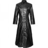 Preacher Man Long Leather Coat