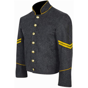 Confederate US Richmond Depot Corporal Officers Cavalry Shell Jacket with Yellow Braid And Trim