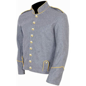 CW CS Richmond Depot Cavalry 1 And Northern Virginia Shell Coat With Yellow Piping Braid