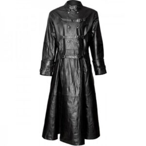 Plague Bearer Leather Gothic Coat