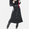 Women's Gothic Coat With Fake Fur Collar