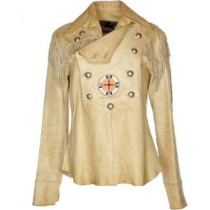 Cow Fringes Hand Made Men's Western Leather Jacket