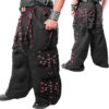 Cyber Black Gothic Bondage Trousers