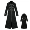 Living Dead Zipper Gothic Trench Coat
