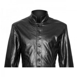 Preacher Man Long Leather Coat