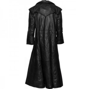 Saint Inferno Gothic Leather Coat