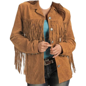 Cowgirl Western Eagle Beads Suede Leather Jacket