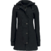 Gothic Black Fairy Hooded Coat