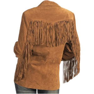 Cowgirl Western Eagle Beads Suede Leather Jacket