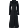 Gothic Ladies Long Majestic Industrial Coat