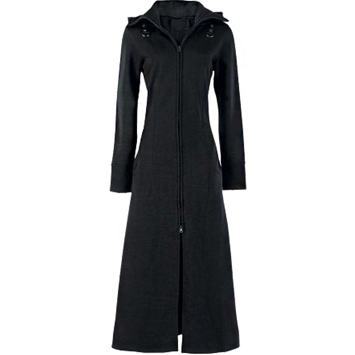 Gothic Ladies Long Majestic Industrial Coat Gothic Ladies Long Majestic Industrial Coat