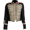 HUSSAR TWILL MARCHING BAND JACKET BLACK