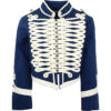 MILITARY MEDIUM BLUE WOOL JACKET