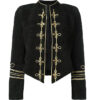 MILITARY STYLE BLACK BLAZER JACKET
