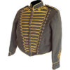 STEAMPUNK CIVIL WAR GREY COTTON MILITARY PARADE JACKET