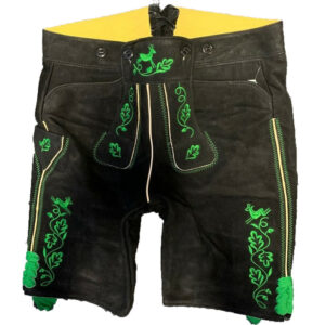 Black Laponia Lederhosen - Plattler length