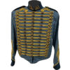 STEAMPUNK CIVIL WAR BLUE WOOL MILITARY JACKET