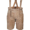 Imported Brown Buffalo Lederhosen with Belt and Suspenders