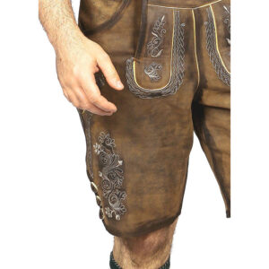 Dark Brown Short Trachten Lederhosen