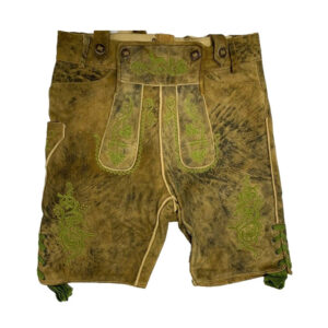 Altbayerisch Goat Lederhosen with suspenders