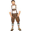 Dark Brown Short Trachten Lederhosen