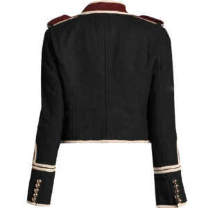 HUSSAR TWILL MARCHING BAND JACKET BLACK