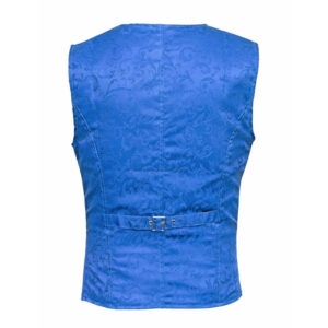 Brocade Men’s Victorian Blue Vest-2904