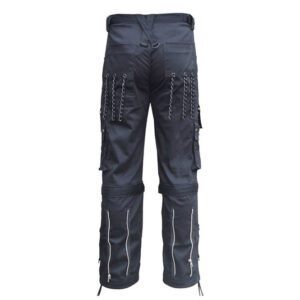 Gothic Bondage Men Long Pant Trouser-2727
