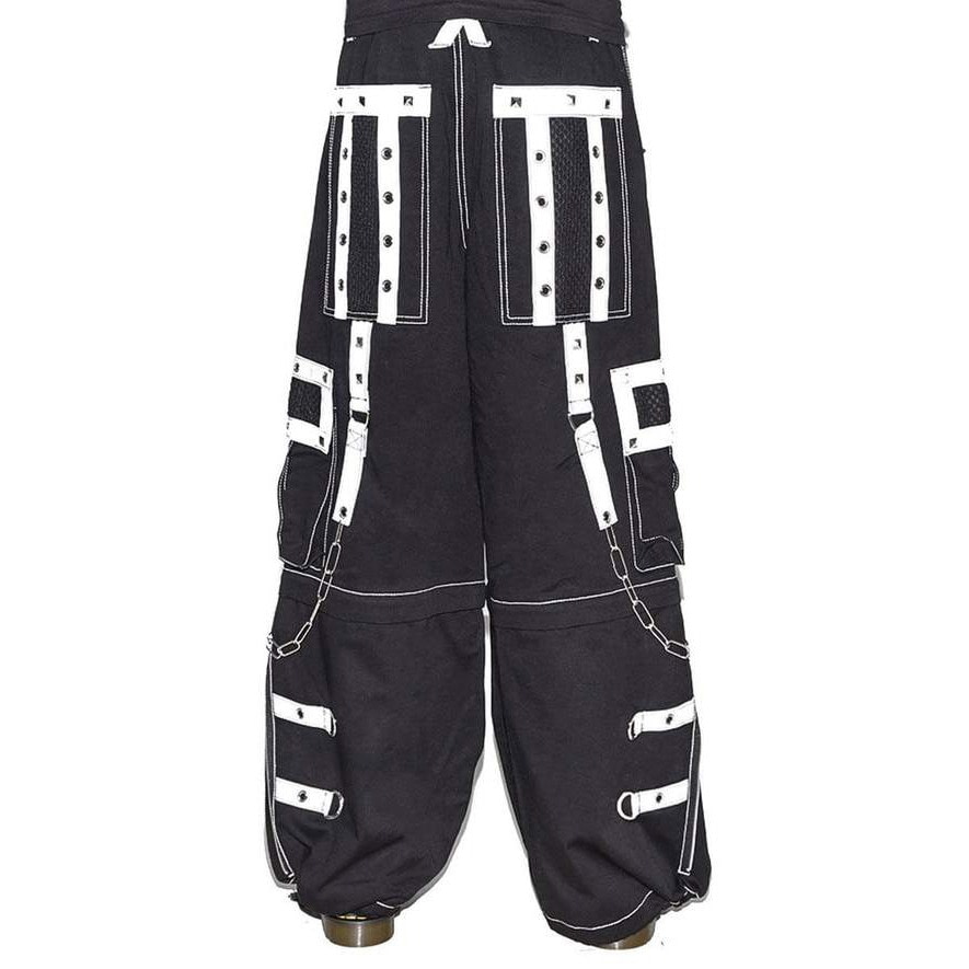 Gothic Men’s Bondage Cyber Pant Chain Techno Rock Punk Pants-2761