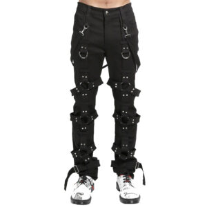 Gothic Men's Tripp Harness Pants Black-0