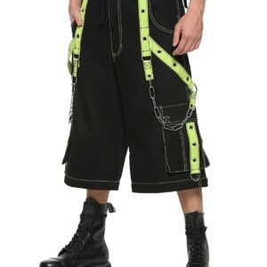 Gothic Lime Light Symbol Trouser Pant Shorts-2787