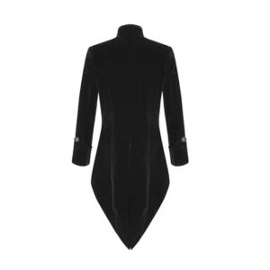 MEN,S VELVET VLADIMIR TUXEDO BLACK VELVET TAIL COAT GOTHIC STEAMPUNK VICTORIAN