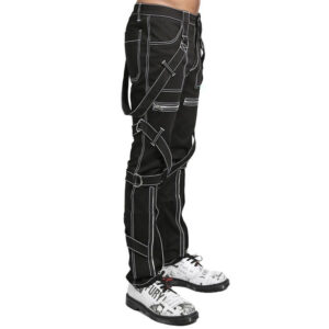 Prime Quality Gothic Metal & Chain Trouser-2806