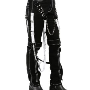 Women Gothic Bondage Raider Tripp Pant Rock Hard Trouser-2829