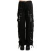 Women’s Gothic Bondage Step Pant Rock Hard Trouser Heavy Weight Pant-0