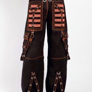 Unisex ELECTRO PANT ORANGE Gothic Pant | Gothic Outfit