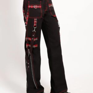 Gothic Ladies Strap and Ring Pant -3182