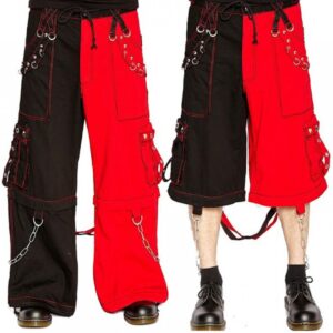 Cyberpunk Bondage Trouser Cyber Goth Punk Chain Bondage Trouser-3240