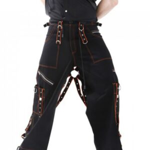 Ladies Fashion Gothic Pant Night Pant Pink Stitch