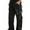 Ladies Fashion Gothic Pant Night Pant Pink Stitch