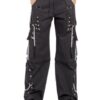 Ladies Fashion Gothic Pant Night Pant Pink Stitch