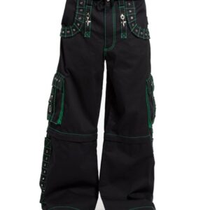Ladies Fashion Gothic Pant Night Pant Pink Stitch