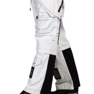 Black And White Straps Gothic CyberPunk Pant CyberGoth Pant-3211