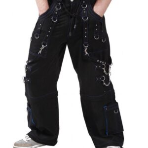 Ladies Fashion Gothic Pant Night Pant Pink Stitch